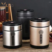 Dinnerware Sets VILEAD 304 Stainless Steel Insulated Lunch Box With Compartments Student Adult Container Bento Thermal Bucket