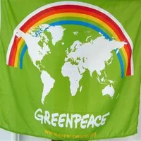 Greenpeace Flag 3x5ft 150 x 90 cm Polyester Druckventilator h￤ngen hohe Mengenflagge mit Messingstapfen 292U