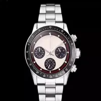 Luxury Watch Men's Chronograph Vintage Perpetual Paul Newman Automatic Inelesd acier Men Mens Watch Watches Wristwarches X0229O