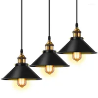 Anh￤ngerlampen Industrial Lights E27 Basis Vintage Hanging Light Retro Loft Lampe Lampen Home Kitchen Island Innenbeleuchtung