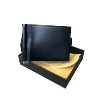 Germany mens wallets Business purses mens short wallets card holder men leather purse delivery With box2631