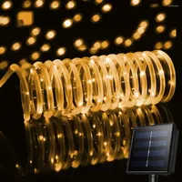 Strings 12M 100 LED Christmas Decoration Solar String Lights Waterproof Rope Indoor Outdoor Fairy Holiday Party Lighting
