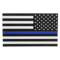 Rectangular Blue Lives Matter Usa American Thin Blue Line Flag Decal Sticker New