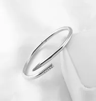 Mens Nail Bracelet Bracelets Diamonds designer Women Bangle Bracelet luxury jewelry For Lover Couples Titanium steel Black Gold Si3409373