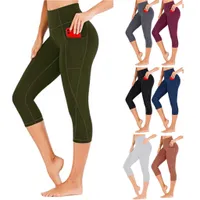 2022New Style Product Capris Multicolor Sexy Yoga Suit Leggings Pantness Pants Slim Hip Lifting High Pherct