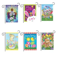 Easter Garden Flag Festivals Holidays Seasons Decorations Accessories Party Cartoon Printing Banner Outdoor Yard Flags 1130