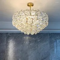 Wallpapers Post-Modern Living Room Chandelier Bedroom Study Dining-Room Lamp Nordic Simple Crystal Lamps Luxury Elegant Wedding