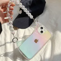 Hologram Rainbow Cases for iPhone 14 13 12 11 Pro Max 14Pro 13Pro 12Pro 14Promax Propear Cover Bag Bag Case Case حقيبة يد واضحة