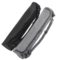 7215cm Portable Yoga Mat Canvas Waterproof Drawing Storage Bag Carrier Outdoor Sports Backpack Black Gray Color6800167