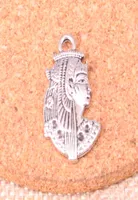 29pcs Charms Egypt Cleopatra 2917mm Antique Making pendant fitVintage Tibetan SilverDIY Handmade Jewelry9261072