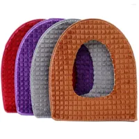 Toilet Seat Covers 1Pcs Cover Soft Warm Plush Winter Closestool Mat Lid Pad Bathroom Accessories Household Supplies