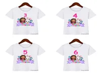 Kawaii Girls Tshirt Cute Gabbys Doll House Cartoon Print For Kids Birthday Clothing 210 Year Old Baby Tops7839232