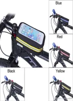 Waterproof Cycling Bicycle panniers Frame Front Tube bags For Cell Phone Holder case for MTB Bike Touch Screen hxl7249670