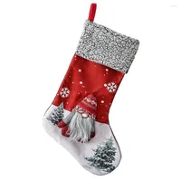 Christmas Decorations Festival Supplies Pendant Branches Gift Bag Durable Candy Holder Faceless Doll Non-woven Fabric Socks