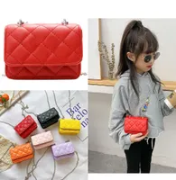 Kids Fashion Bag PU Oneshoulder Chain Single Shoulder Bag Printed Exquisite Practical Wallet Handbags7642889