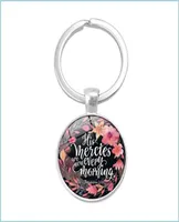 Key Rings 17 Styles Bible Verse Key Chain Women Men Keyrings Keychains Car Holder Scripture Quote Faith Jewelry Christian Gift Key4127864