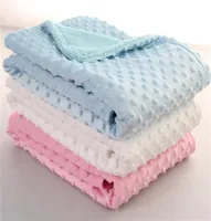 Baby Blanket Swaddling Newborn Thermal Soft Fleece Blanket Winter Solid Bedding Set Cotton Quilt Infant Bedding Swaddle Wrap 1114173199