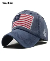 American Flag Baseball Cap Truck Caps Papa Hut Hip Hop Cap Hats M￤nner Frauen Rabatt Whole3487127