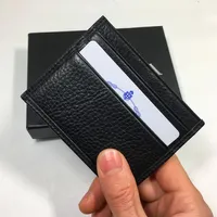 Small Card Wallet Credit Card Hateder Business Men Money Coin Packs Package Packs New Fashion Mink Wallet Bus Bank Card Couvre Pock231b
