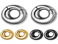 316L Stainless Steel Ear Plugs Tunnels 8mm Plain Ear Weights Piercing body Jewelry Ear Gauges Gold Black Silver5473485