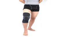 Knee Support Brace Protector Pad Compression Sleeves Elastic Silicone Patella Ring 3D Design Pain Relief Sports Safety4170353