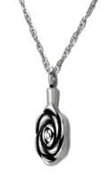 Cremation Jewelry Rose Urn Necklace for Ashes Keepsake Memorial Pendant Locket Stainless Steel Waterproof Remembrance Necklace24781227694