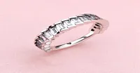 WholeHigh Quality Fashion CZ Diamond Ring For Pandora 925 Sterling Silver Women039s Wedding Ring Original Box Set7338736