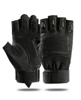 Outdoor Sports Tactical Fingerless Gloves Militaire Airsoft Handschoenen voor het fotograferen van fietsende rubberen knokkel touchscreen5028696