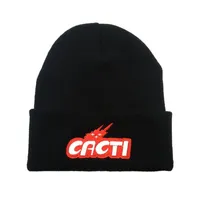 Beanies 2021 TRAVIS SCOTTS CACTI Embroidery Casual For Men Women Fashion Knitted Winter Hat Hiphop Skullies6659476
