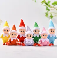 DHL 100 PCS Baby Elf Doll with feet shoes Christmas Baby Elf Dolls with Movable arms and legs Baby Toys Kids Elves7346873