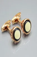 LM05 Luxury Cufflinks Classic Shirt Cuff Links for men top gift Gold Silver RoseGold Black3749277