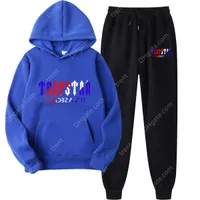Tracksuits Mens Sweatshirt Hoodies Sweatpants Tracksuit 2 Piece Set Outfits Jogger Luxury Brand Sport Suit Male Pullover Winter Clothes