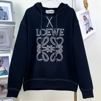 Designer Loew's Mens Womens Hoodies Warm Pullover Men's Autumn and Winter Sugarwood Sweater Round Neck Long Sleeve Embroidery