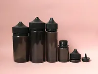 Chubby Gorilla Black Bottle Pen PET Unicorn 15ml 30ml 60ml 100ml 120ml With Tamper Evident Caps For E Liquid Vape Juice Plastic Bo5486177