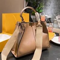 Designer Women Peekaboo X-Tote Shopping Bag Italy Roma Brand Canvas Strap Genuine Leather Totes Handbag Woman Luxury Tote Shoulder251v