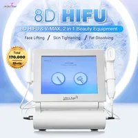 Pupular 8D High Intensity Focused Ultrasound Beauty Equipment Wide Voltage Wrinkle Removal Ulthera Machine