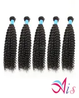 7A Brazilian Hair Kinky Curly Human Hair Weave bundles Human Hair1929899