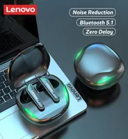 Orijinal Lenovo XT92 TWS Oyun Bluetooth 51 Kulaklık Düşük Gecikme Gürültü Azaltma Kablosuz kulaklıklar MIC 9D HIFI kulaklıklar49444332