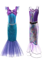 Little Girl Mermaid Dress Kids Halloween Fancy Cosplay Costume Birthday Party Dress Up Children Clothing M42046659854