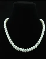 Classic Elegant White 75 mm Diameter Pearl Necklace for Women Men Girls Teens Wedding Banquet Necklaces Trend7800377