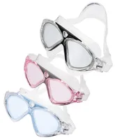 Swimming Goggles Professional Adult Women Men Swim Goggles Glasses Antifog Protection Adjustable BlackLight Blue6734910