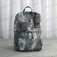 Designers Young boys girls bags Large capacity mens and womens schoolbag Backpack Nylon Canvas Material Halo dyeing tie dyed Flowe190w