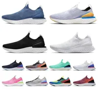 2022 Epic React Fly Knit V1 V2 Men Woman Running Roller Shoes Belgium Pewter White Pink Mens Womens Gray Volt Black Burgundy Trainers Sneakers Classic Sports Sneakers