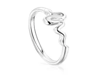 Gioielli ad anello di orso di lusso Andy Jewel 925 Serpente fragile argento in argento sterling Fragile Snake adatto a design europeo Donne Love Gift C1831412