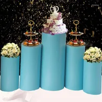 Party Decoration Metal Table Centerpieces Wedding Flower Stand Centerpiece For Stage Walkway Pillar Without Flowers Yudao907