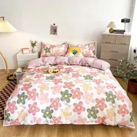 Bedding Sets Home Textile Cartoon Cute Dog With Duvet Cover Pillowcase Bed Sheet Simple Adult Child Full Queen King Set