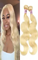 NamiBeauty 613 Blonde Brazilian Hair Bundles Weave Straight Body Wave Remy Human Hair Extensions7914282