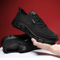 Dress Shoes Men Casual Breathable Outdoor Mesh Light Sneakers Male Fashion Comfortable Footwear 221130