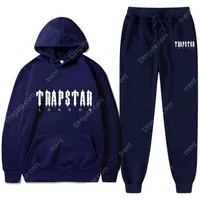 Tracksuits Men's Printed Loose Hoodie Sweatshirt and Jogging Pants Thermal Suit Korean Fashion Style Fishing Golf Outdoor Sports Street