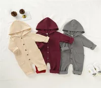Mikrdoo Kids Baby Boy Cute Cotton Hoodie Long Sleeve Romper Fashion Autumn Style Jumpsuit For 018 Months7641408